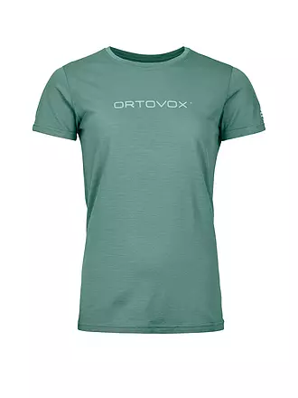 ORTOVOX | T-shirt de sport femme 150 COOL Brand Logo | dunkelgrün
